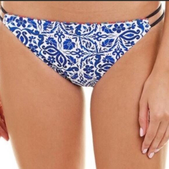 nanette lepore blue talavera bikini bottoms - Picture 2 of 8